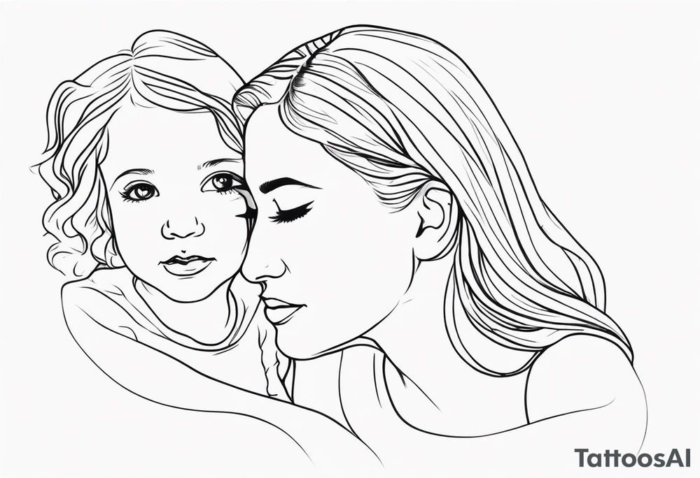 fine line minimalist mother daughter tattoo tattoo idea fine line minimalist mother daughter tattoo tattoo idea