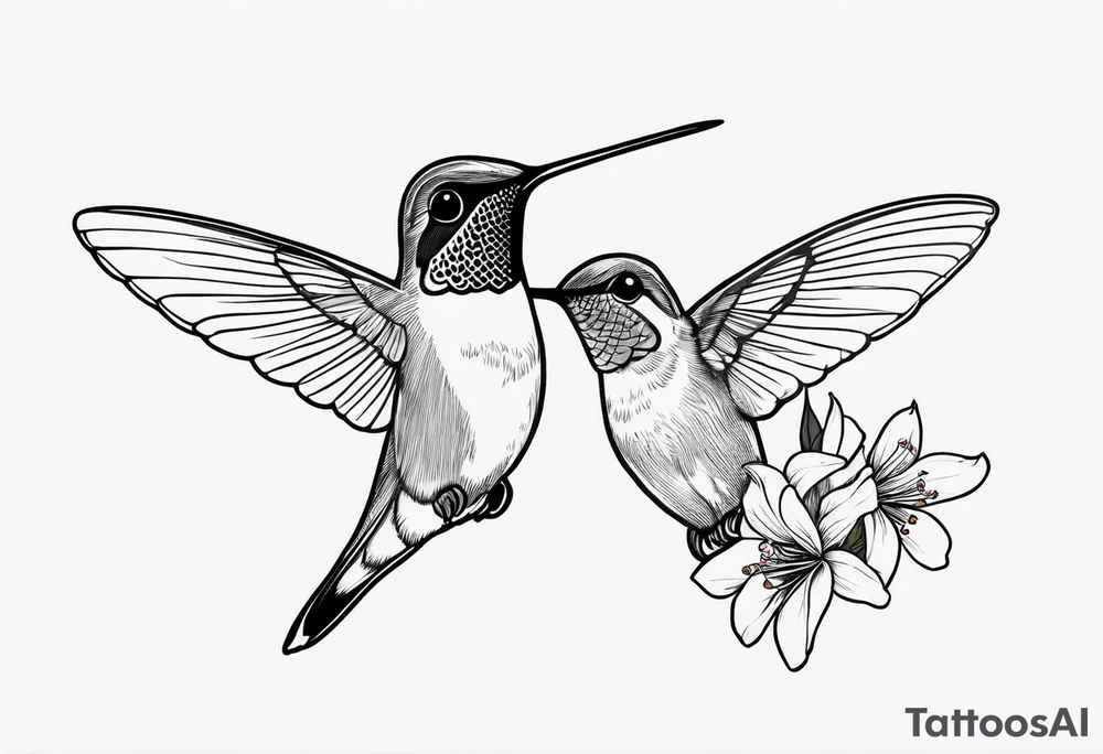 Propose moi un tatouage dans le dos les éléments sont : colibri carte de la Martinique fleur de prunus du Japon tattoo idea