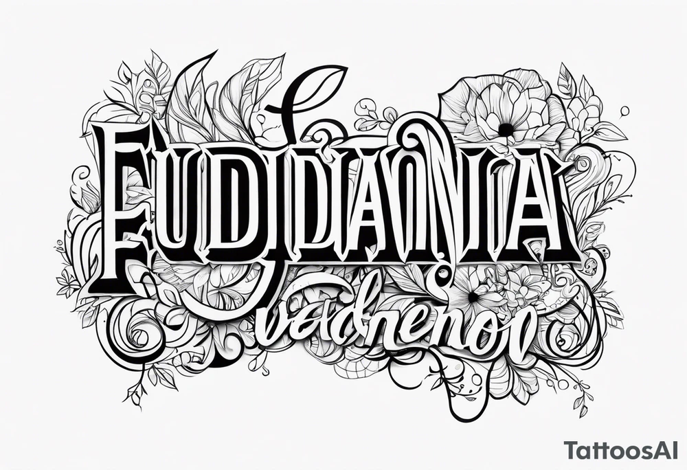 Eudiamonia tattoo idea