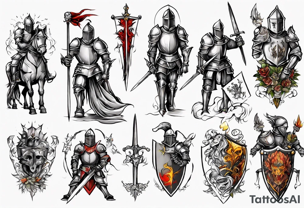 Knight tattoo idea