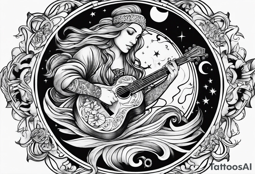 a bard tattoo idea
