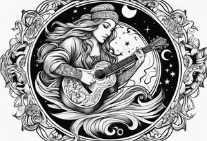 a bard tattoo idea