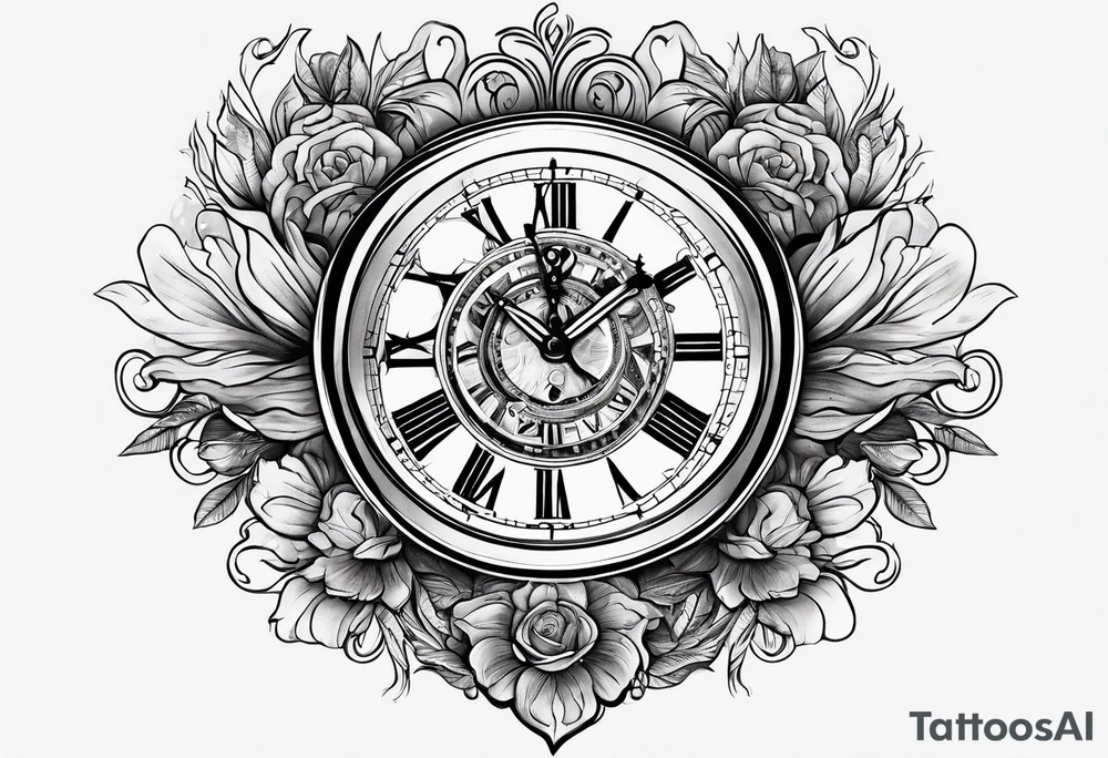 Tattoo which represent the flow of time tattoo idea