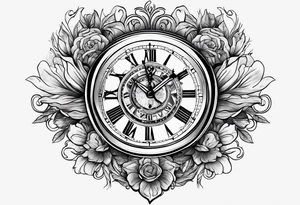Tattoo which represent the flow of time tattoo idea