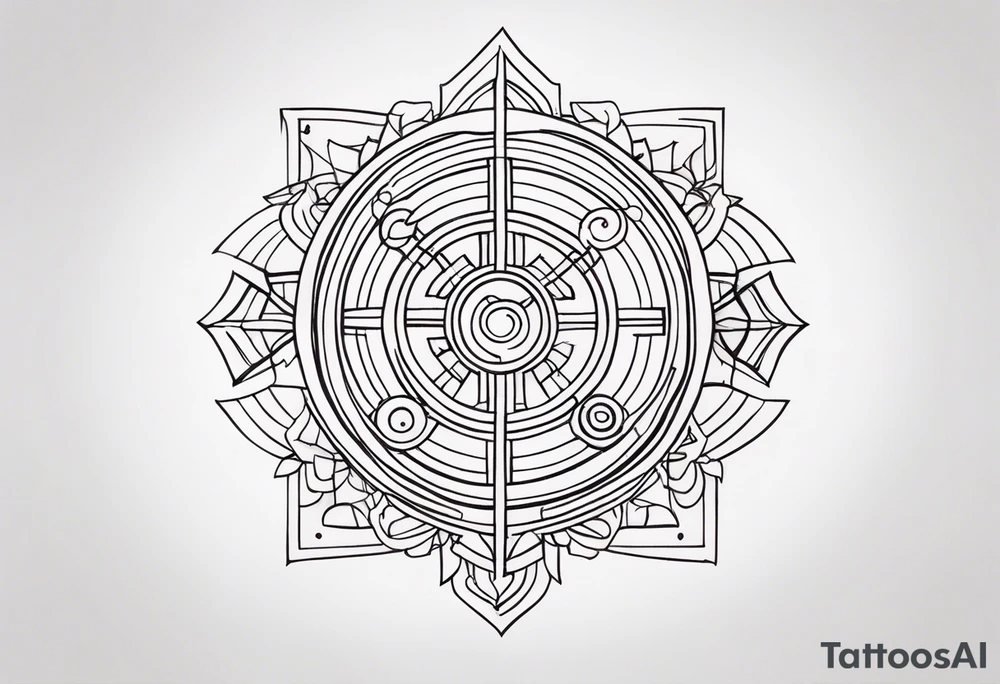 discipline consistency tattoo idea