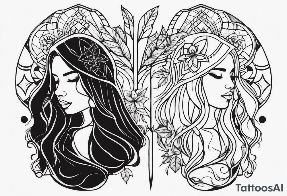 Matching tattoo with friend cool tattoo idea