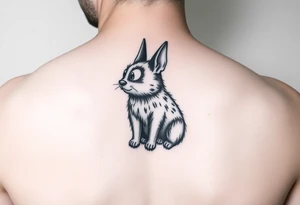 Leśny with moomin snufkin form tattoo idea