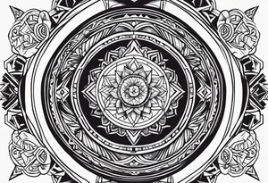 Kyrgyzstan tattoo idea