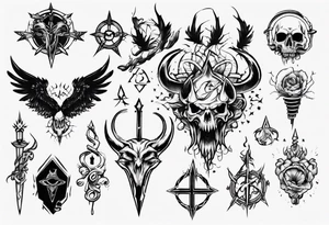 brand of sacrifice tattoo idea