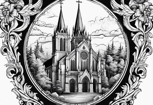 cathedral tattoo idea
