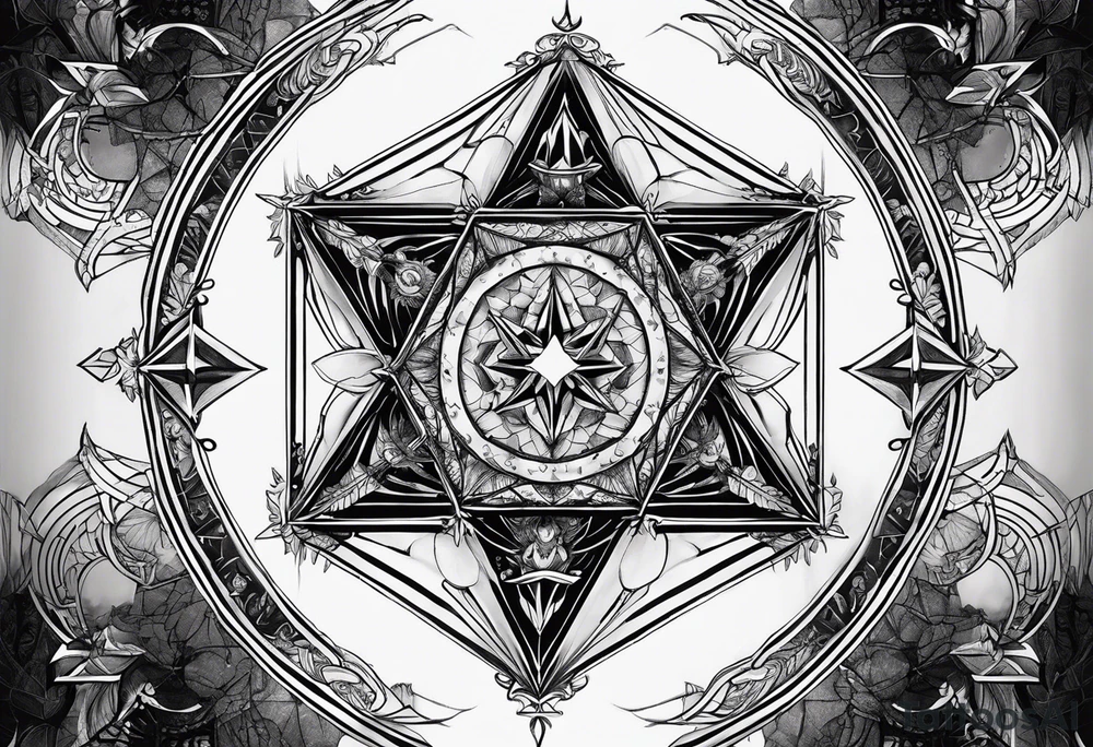 Metatron's cube tattoo idea
