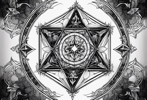 Metatron's cube tattoo idea