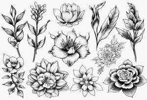 Small  spring beside a oka tattoo idea