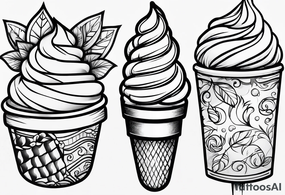 icecream tattoo idea