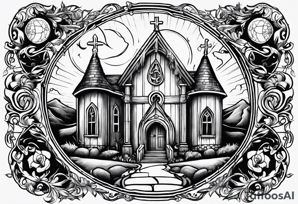 Witchcraft church addiction jail mom farm cancer zodiac 69 broken blessed lost tattoo idea Witchcraft church addiction jail mom farm cancer zodiac 69 broken blessed lost tattoo idea