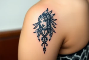 Asian Indian, Gemini, bratz doll tattoo idea