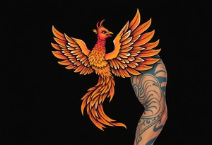 Phoenix tattoo idea