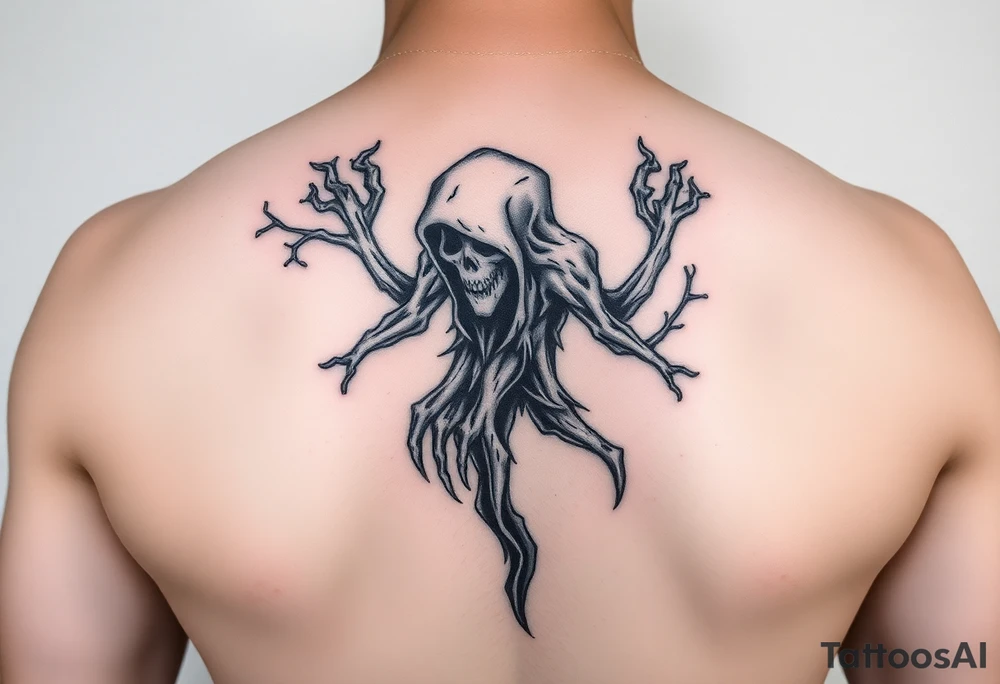 Forest ghost with snoofkin form tattoo idea