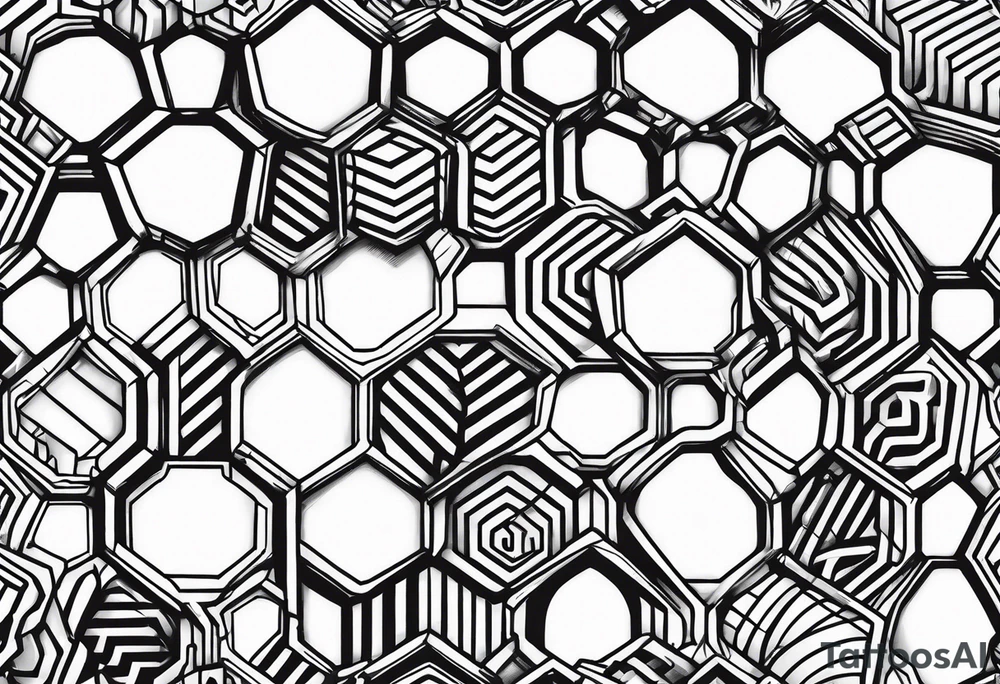Honeycomb tattoo idea