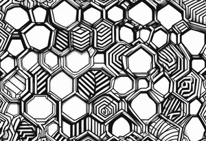 Honeycomb tattoo idea