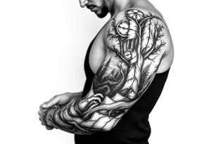 Dungeons and Dragons, Dungeon Master, Reading, Writing, Fantasy, Forest Scene tattoo idea