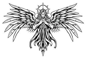 Holy Archangel, Biblical, Christianity, Archangel Michael, Hebrew, Guards of Christianity tattoo idea