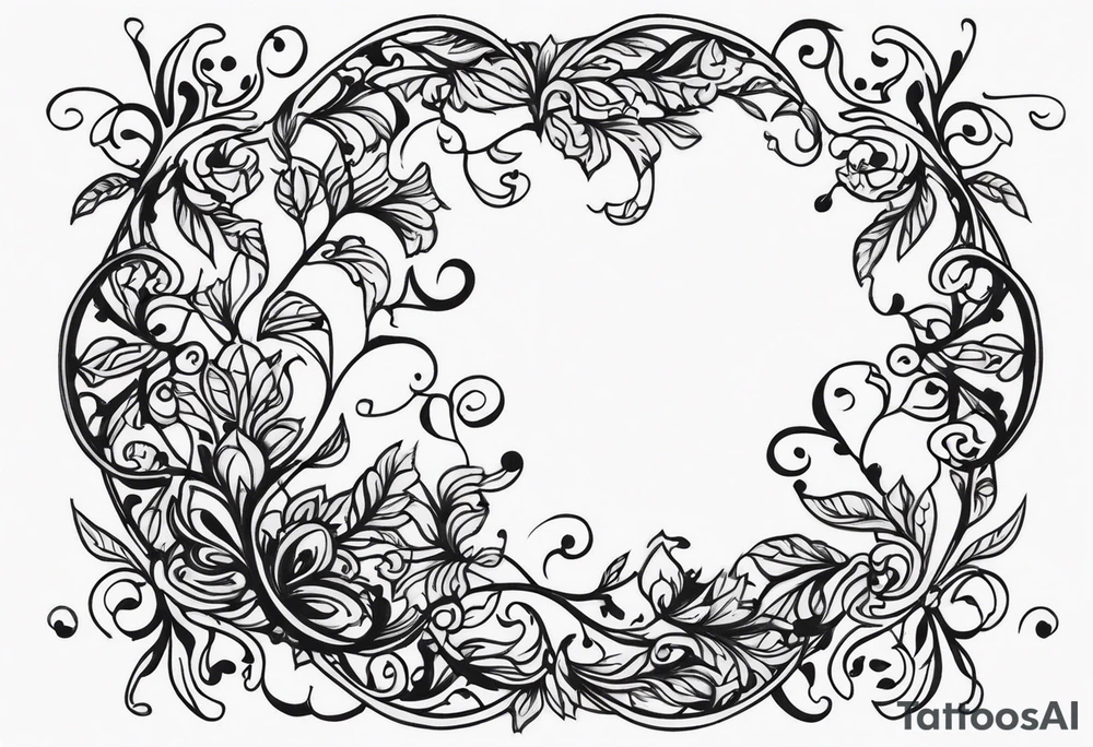 Vintage Vines tattoo idea