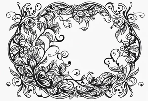 Vintage Vines tattoo idea
