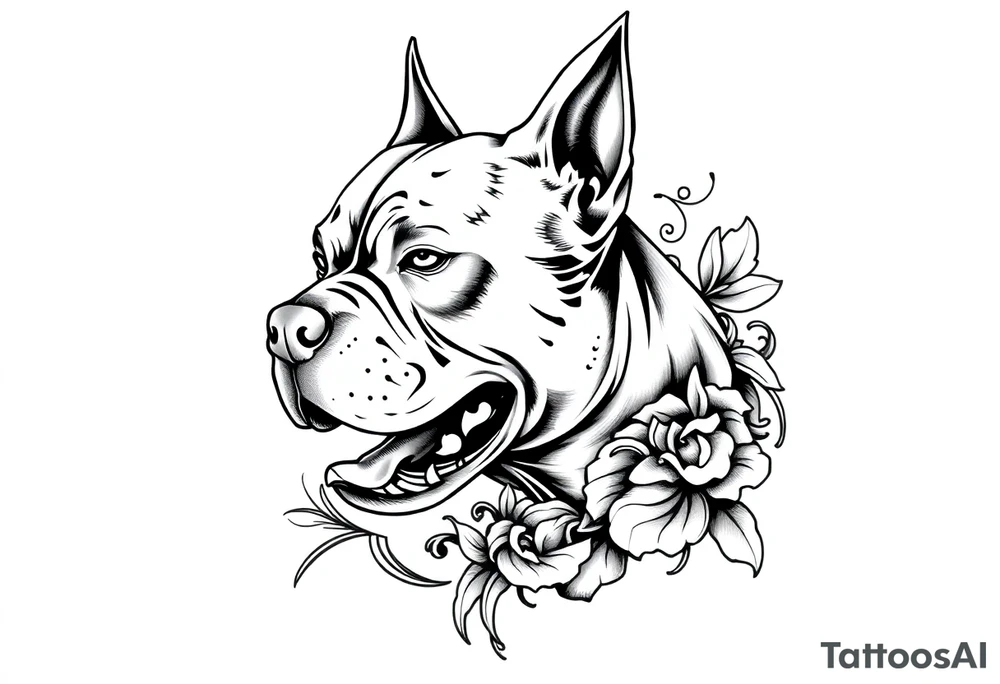 PITBULL tattoo idea