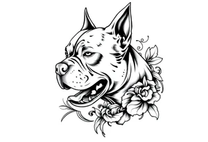 PITBULL tattoo idea