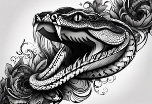 i want tattoo of snake wraping around my forearm not much detailed tattoo idea