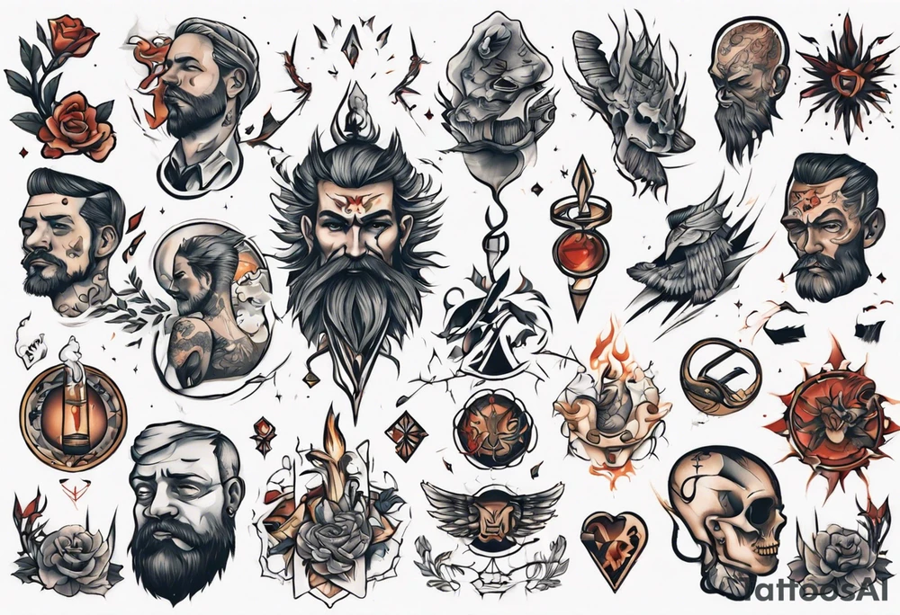 man getting a tattoo close up tattoo idea