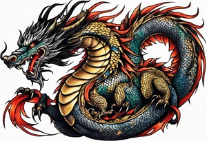 Japonese Dragon tattoo idea