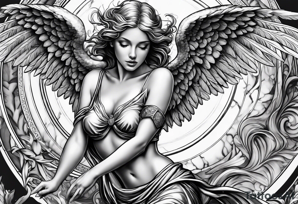 I saw the angel in the marble and carved until I set her free tattoo idea