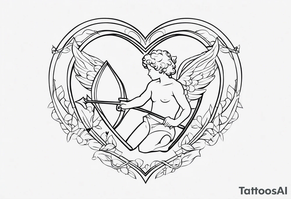 cupid tattoo idea