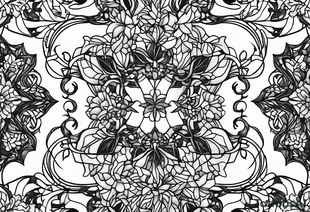 ivy, ants, tattoo idea