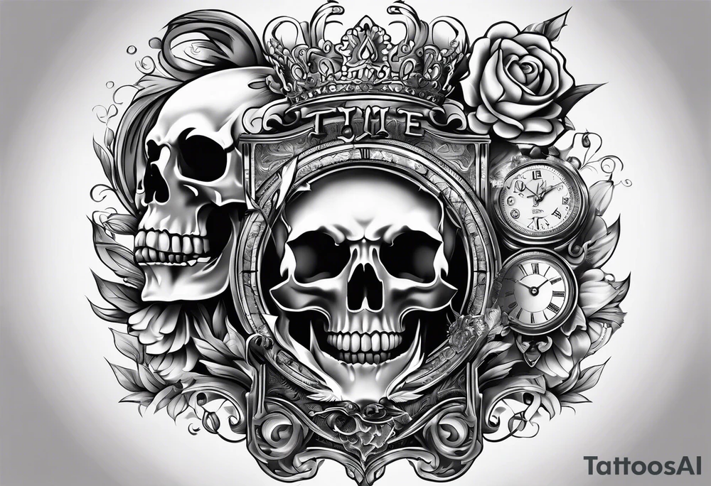 Time is money tattoo idea