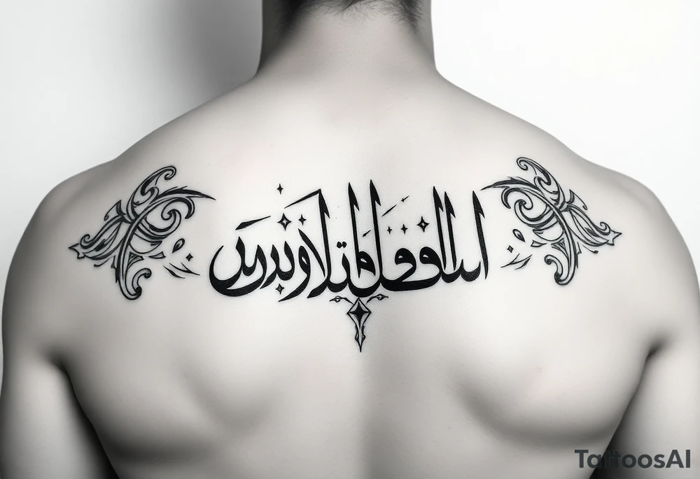 Maktub  in arabic tattoo idea