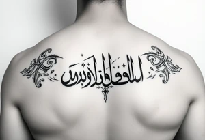 Maktub  in arabic tattoo idea