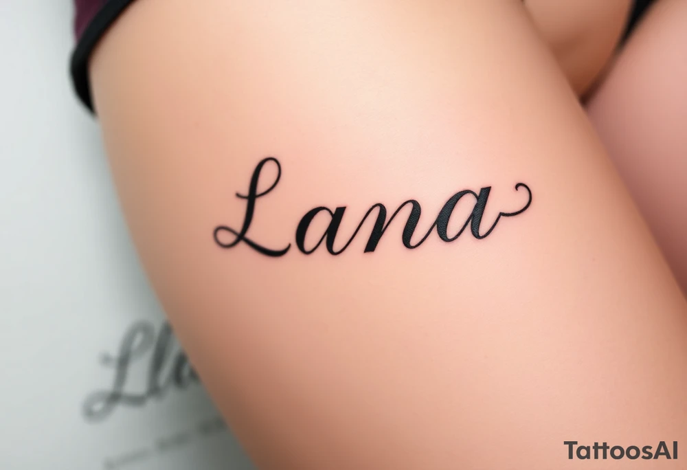 Lana tattoo idea