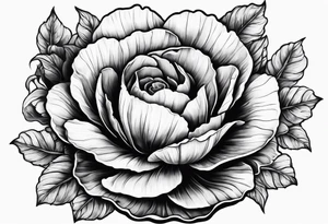 WORLD GLOBE INSIDE POPPY FLOWER BUD tattoo idea