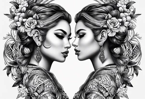 Gemini tribalism tattoo idea