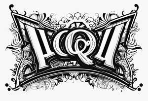 A banner that reads AO..BUSHWICK tattoo idea