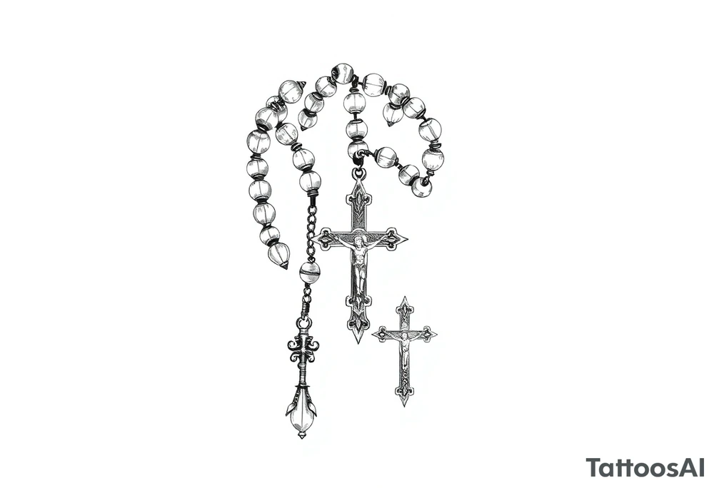 Rosary tattoo idea