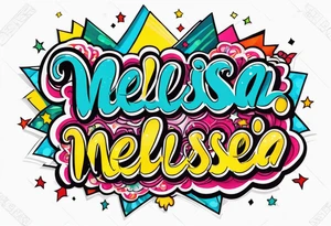 Name melissa tattoo idea