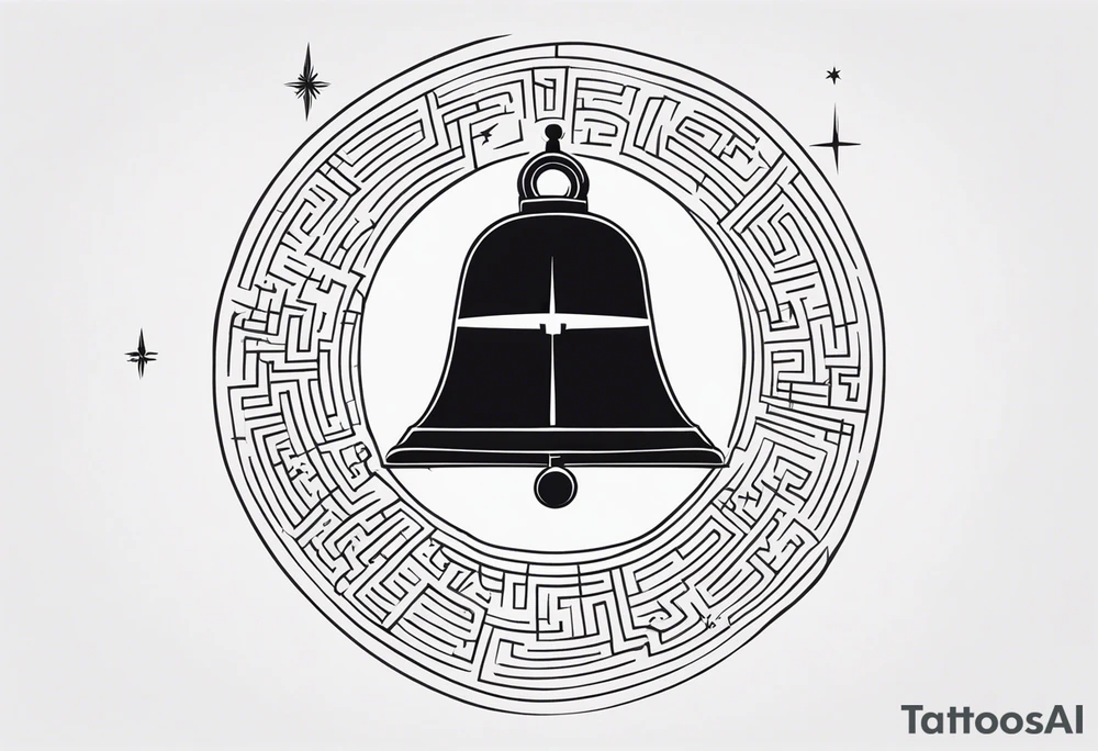 Bell, Maze, tracks, North Star, Graveyard, Mask, Eternal, Rewind, tattoo idea