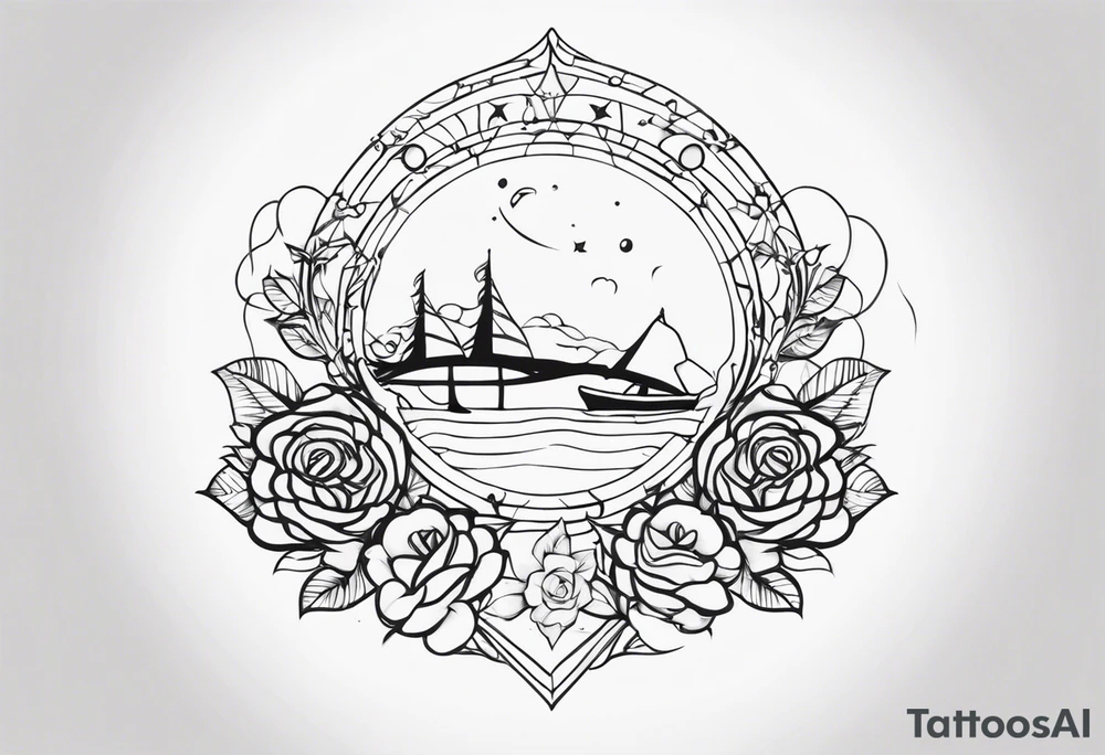 Two-Band Tattoo Design With my child names (Vedran and Srna) tattoo idea