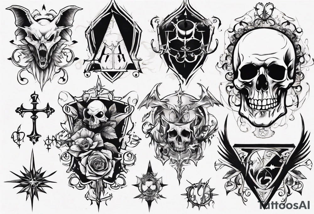 Gothic tattoo idea