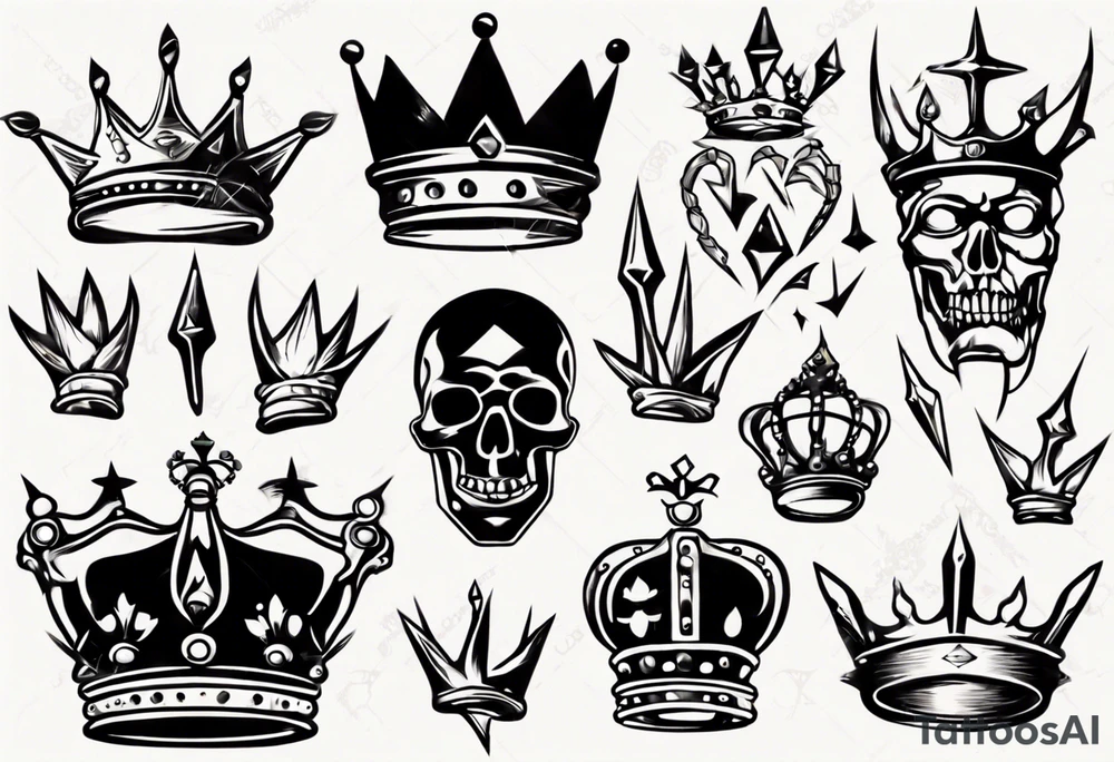 crown tattoo idea