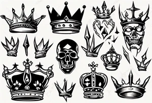 crown tattoo idea